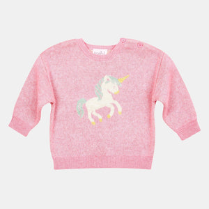 Unicorn Storytime Organic Pullover