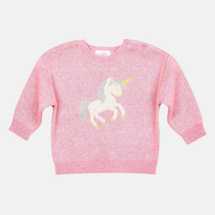 Unicorn Storytime Organic Pullover