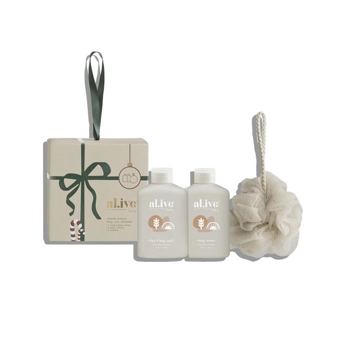 Calming Oatmeal Baby Care Ornament - al.ive body