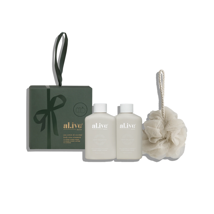 Sea Cotton & Coconut Body Care Ornament - al.ive body