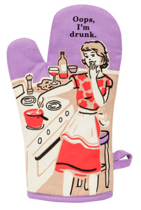 'Oops, I'm Drunk' Oven Mitt