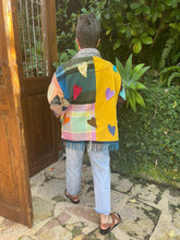 Load image into Gallery viewer, &#39;Crazy Love&#39; - Recycled Handmade Blanket Jacket