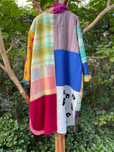 'Queenie' - Recycled Handmade Blanket Jacket