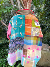 Load image into Gallery viewer, &#39;Heart on Your Sleeve&#39; - Recycled Handmade Blanket Jacket