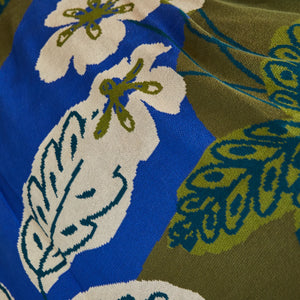 Prado Jacquard Knit Blanket - Sage x Clare
