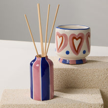 Load image into Gallery viewer, Rosewood Vanilla Hand Painted Ceramic Diffuser