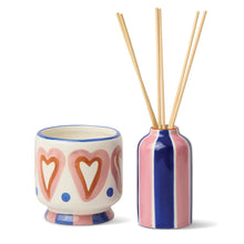 Load image into Gallery viewer, Rosewood Vanilla Hand Painted Ceramic Diffuser