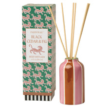 Load image into Gallery viewer, Black Cedar &amp; Fig Hand Painted Ceramic Diffuser