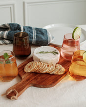 Load image into Gallery viewer, Set of 2 Clear Recycled Glass Water Tumblers