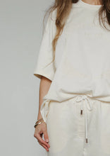 Load image into Gallery viewer, Paisley Emboss Crew Tee - Farmer By Whitney