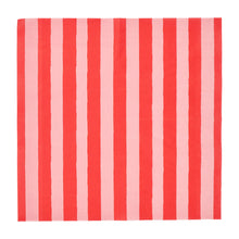 Load image into Gallery viewer, Red Stripe Paper Napkins 20 pack