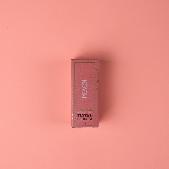 Peach Tinted Natural Lip Balm