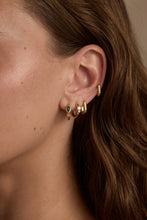 Load image into Gallery viewer, Gold Pearl Huggies - ToniMay