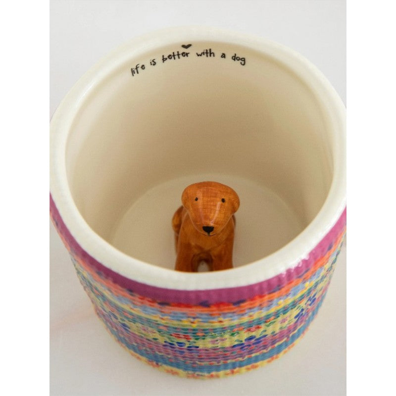 Dog Peekaboo Mug