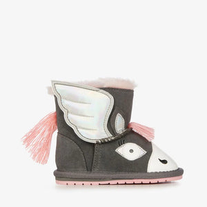 Charcoal Pegasus Walker Sheepskin Boot - EMU Australia