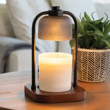 Load image into Gallery viewer, Black Pendant Candle Warmer Lantern