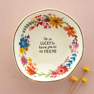 'I'm So Lucky...' Perfect Little Trinket Bowl