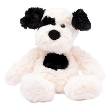 Load image into Gallery viewer, Harry the Black &amp; Cream Dog Petite Vous Plush