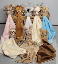Load image into Gallery viewer, Lewis the Lion Petite Toy with Comfort Blanket - Petite Vous