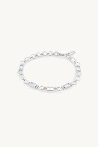 Petra Moonstone Silver Bracelet - ToniMay