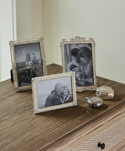 4x6" Brocante Filigree Top Photo Frame