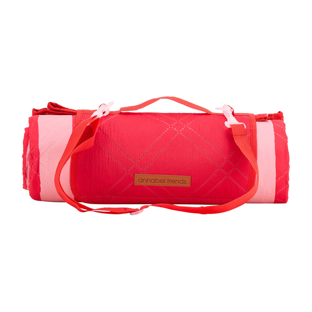 Red Stripe Picnic Mat