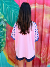 Load image into Gallery viewer, Pink 'Live Free' Mermaid T-Shirt - By Frankie