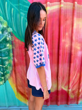 Load image into Gallery viewer, Pink 'Live Free' Mermaid T-Shirt - By Frankie