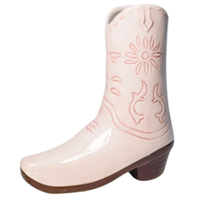 Load image into Gallery viewer, Pink Cowboy Boot Vase 19cm