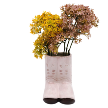 Load image into Gallery viewer, Pink Cowboy Boots Planter 16cm