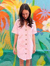 Load image into Gallery viewer, Pink Denim Mini Dress - Zari the Label