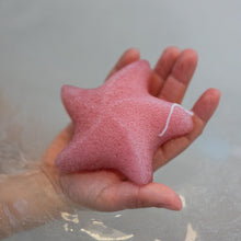Load image into Gallery viewer, Pink Sea Star Konjac Sponge