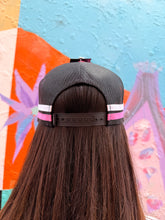 Load image into Gallery viewer, Pink/Black 'Windsor NSW' Stripe Trucker