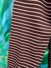 Load image into Gallery viewer, Chocolate/Pink Stripe Jersey Top - By Frankie