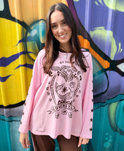 Load image into Gallery viewer, Pink &amp; Chocolate 'Lovers Club' Long Sleeve Tee - By Frankie