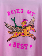 Load image into Gallery viewer, Pink/Green 'Doing My Best' T-Shirt - By Frankie