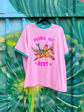 Load image into Gallery viewer, Pink/Green 'Doing My Best' T-Shirt - By Frankie