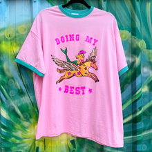 Load image into Gallery viewer, Pink/Green 'Doing My Best' T-Shirt - By Frankie
