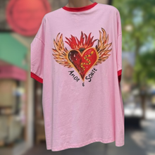 Load image into Gallery viewer, Pink 'Love and Luck' T-Shirt - By Frankie