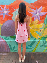 Load image into Gallery viewer, Pink/Red Polka Dot Mini Dress - By Frankie