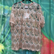 Load image into Gallery viewer, Pink Sequin Tassle Top - By Frankie