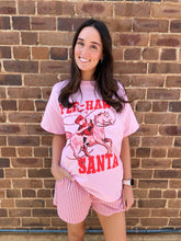 Load image into Gallery viewer, Pink &#39;Yeehaw Santa&#39; T-Shirt &amp; Short Set - By Frankie