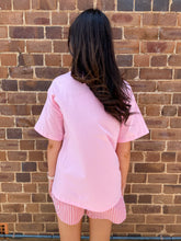 Load image into Gallery viewer, Pink &#39;Yeehaw Santa&#39; T-Shirt &amp; Short Set - By Frankie
