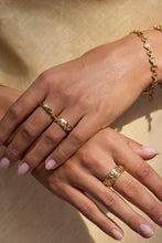 Load image into Gallery viewer, Gold Piper Cluster Ring - ToniMay