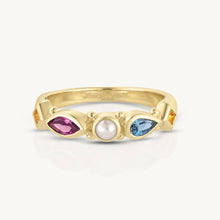 Load image into Gallery viewer, Gold Piper Cluster Ring - ToniMay
