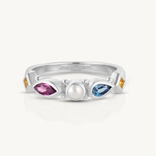 Load image into Gallery viewer, Silver Piper Cluster Ring - ToniMay