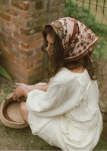 Load image into Gallery viewer, 'Pistol + Petal' Cotton Bandana Scarf - Farmer By Whitney