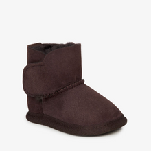 Load image into Gallery viewer, Chocolate Platinum Sheepskin Baby Bootie - EMU Australia