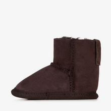 Load image into Gallery viewer, Chocolate Platinum Sheepskin Baby Bootie - EMU Australia