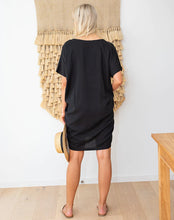Load image into Gallery viewer, Black Pocket Dress